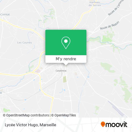 Lycée Victor Hugo plan