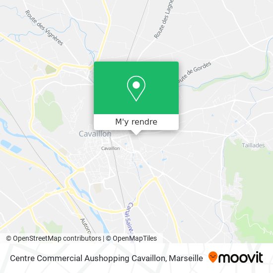 Centre Commercial Aushopping Cavaillon plan