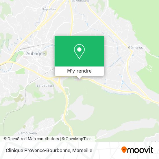 Clinique Provence-Bourbonne plan