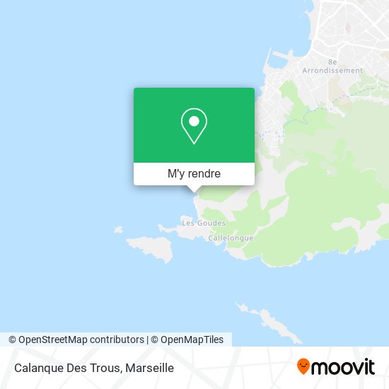 Calanque Des Trous plan