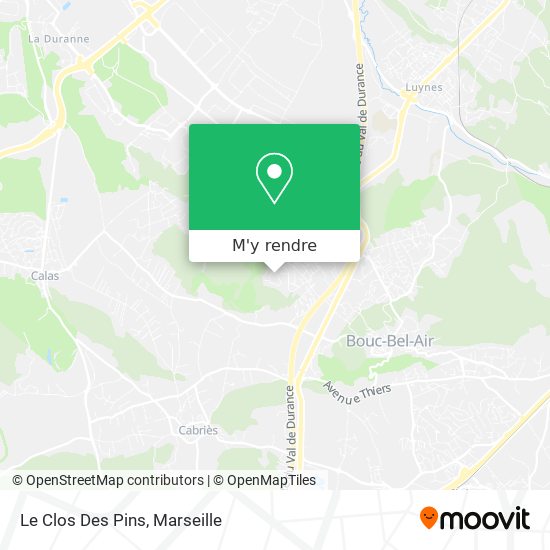 Le Clos Des Pins plan