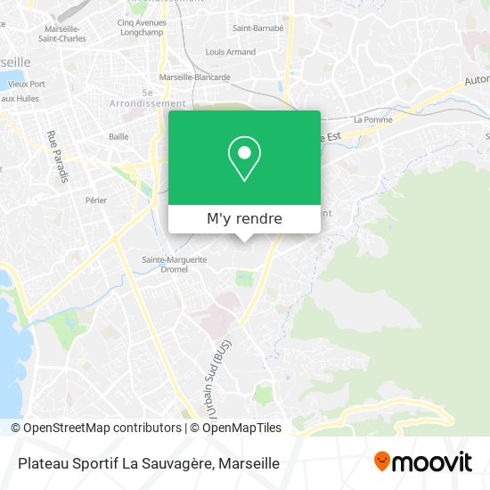 Plateau Sportif La Sauvagère plan