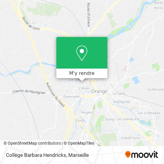 Collège Barbara Hendricks plan