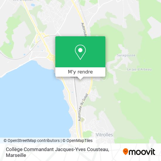 Collège Commandant Jacques-Yves Cousteau plan