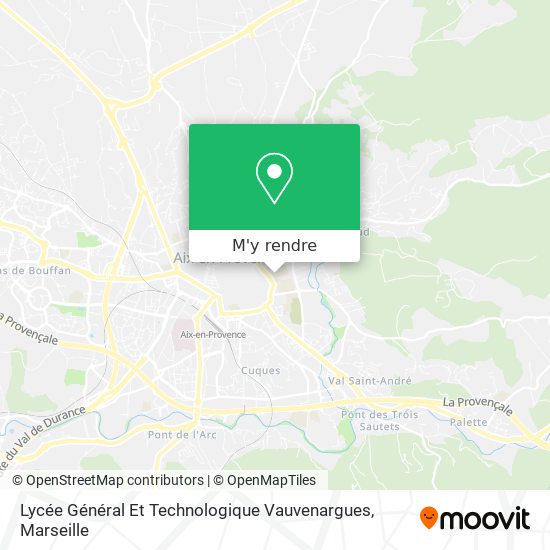 Lycée Général Et Technologique Vauvenargues plan