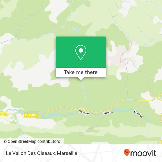 Le Vallon Des Oiseaux plan