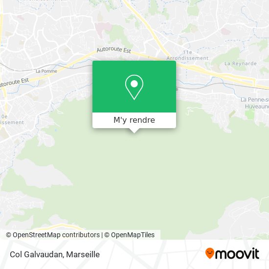 Col Galvaudan plan
