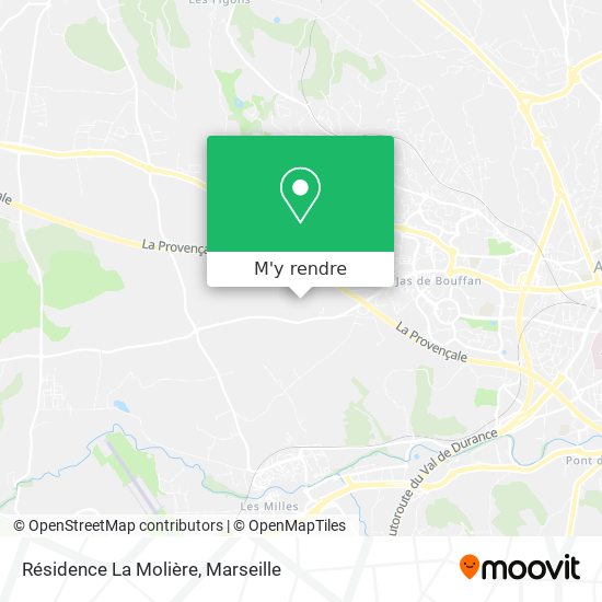 Résidence La Molière plan