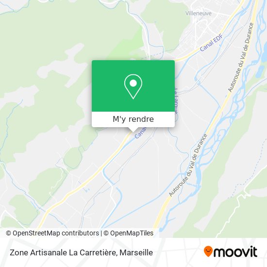 Zone Artisanale La Carretière plan