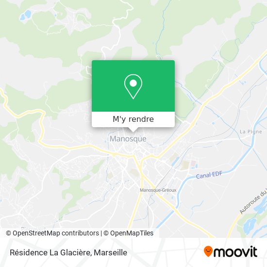 Résidence La Glacière plan
