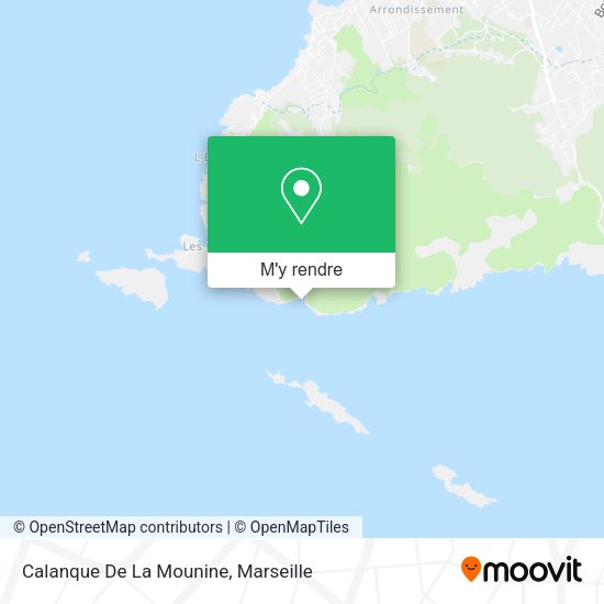 Calanque De La Mounine plan