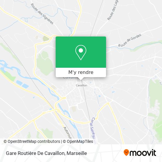 Gare Routière De Cavaillon plan
