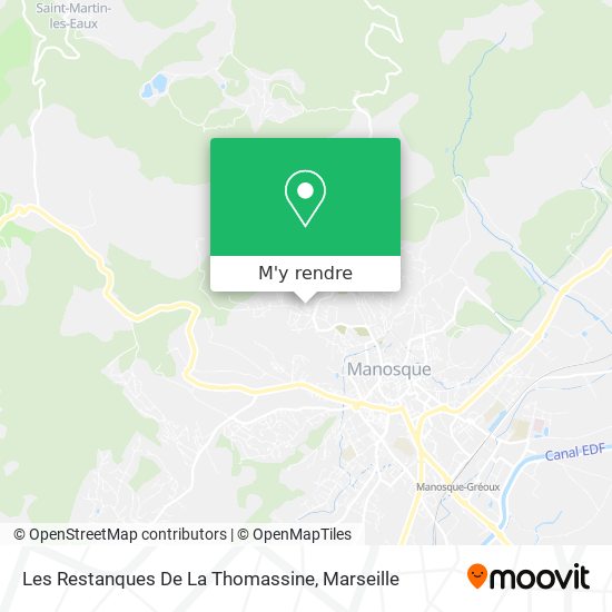 Les Restanques De La Thomassine plan