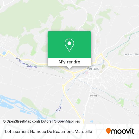 Lotissement Hameau De Beaumont plan