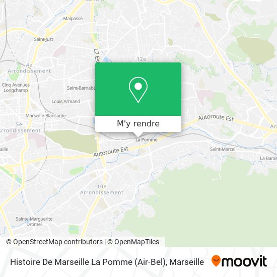 Histoire De Marseille La Pomme (Air-Bel) plan