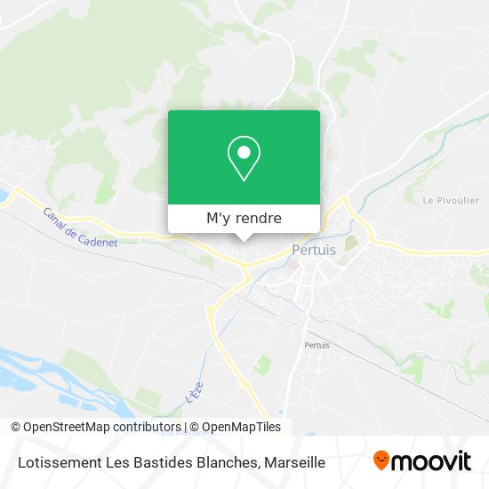 Lotissement Les Bastides Blanches plan