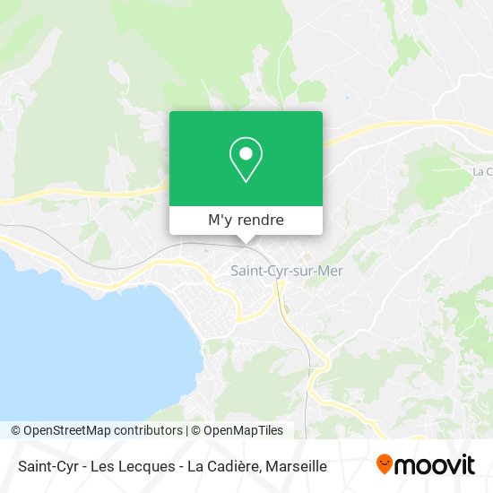 Saint-Cyr - Les Lecques - La Cadière plan