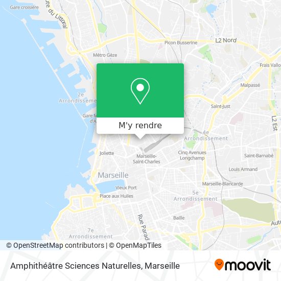 Amphithéâtre Sciences Naturelles plan