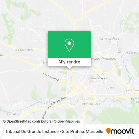 Tribunal De Grande Instance - Site Pratési plan