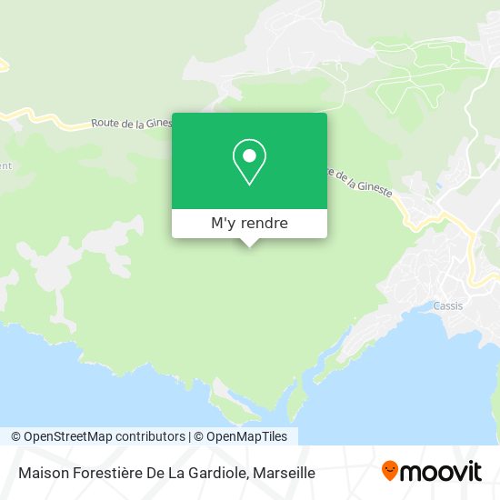 Maison Forestière De La Gardiole plan
