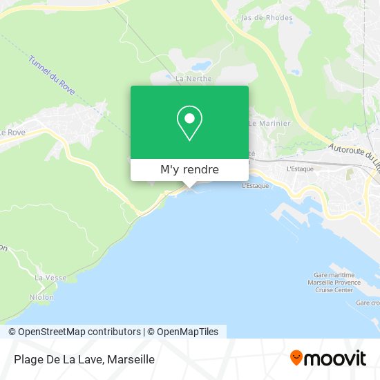 Plage De La Lave plan