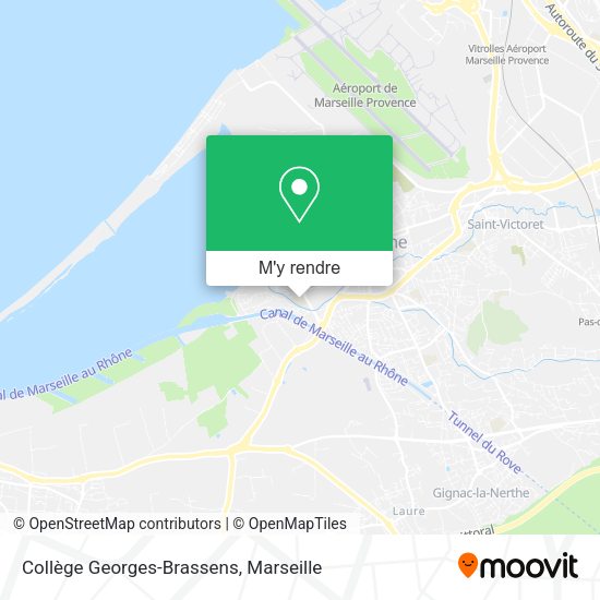 Collège Georges-Brassens plan