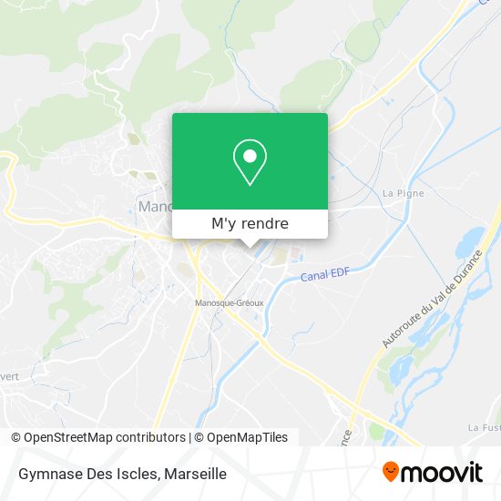 Gymnase Des Iscles plan