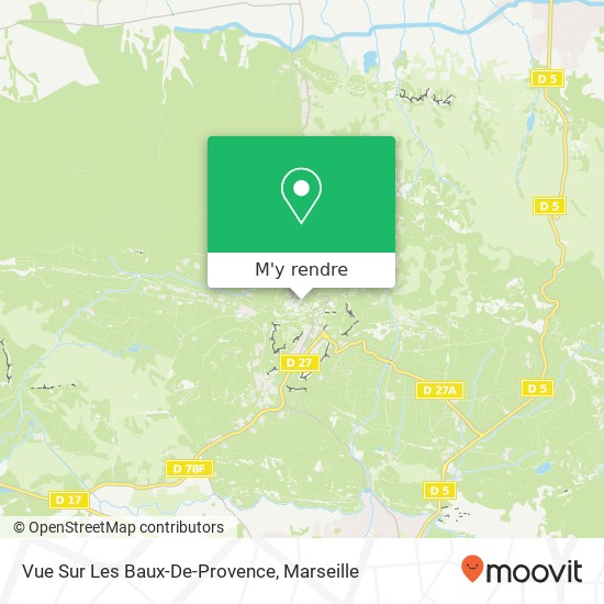 Vue Sur Les Baux-De-Provence plan