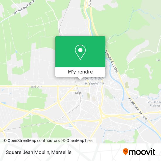 Square Jean Moulin plan