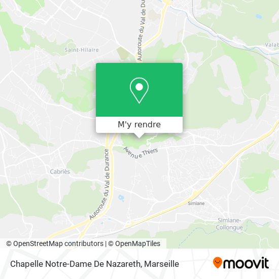 Chapelle Notre-Dame De Nazareth plan