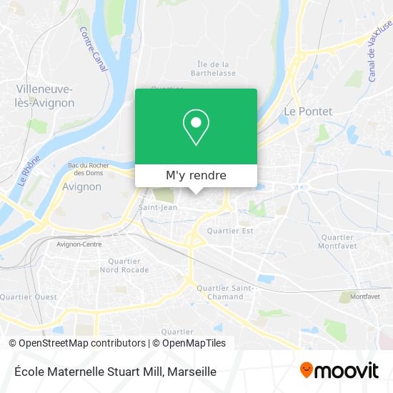 École Maternelle Stuart Mill plan