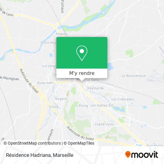 Résidence Hadriana plan