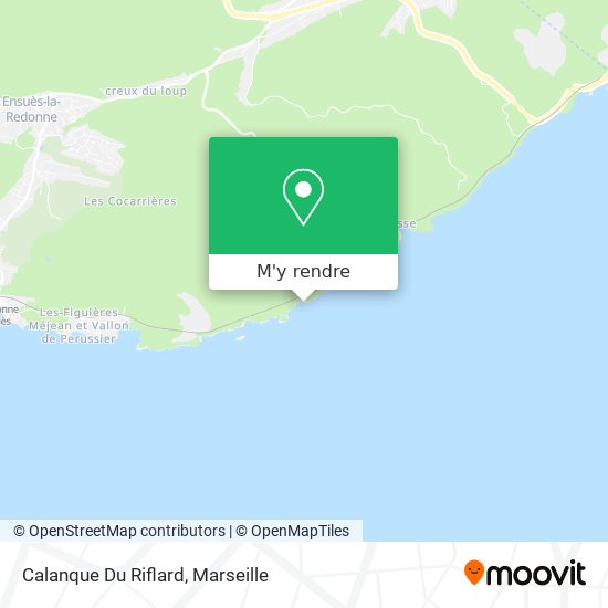 Calanque Du Riflard plan