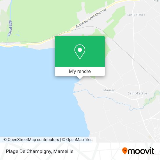 Plage De Champigny plan