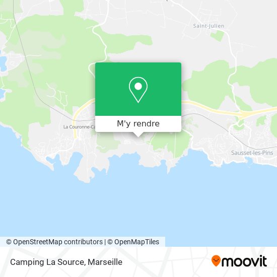 Camping La Source plan