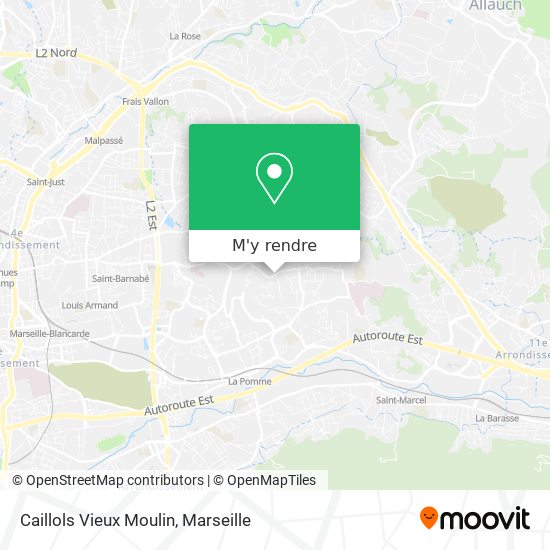 Caillols Vieux Moulin plan