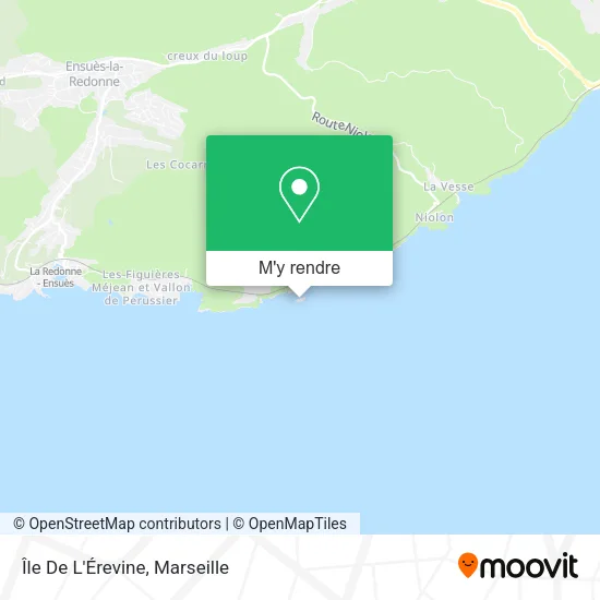 Île De L'Érevine plan