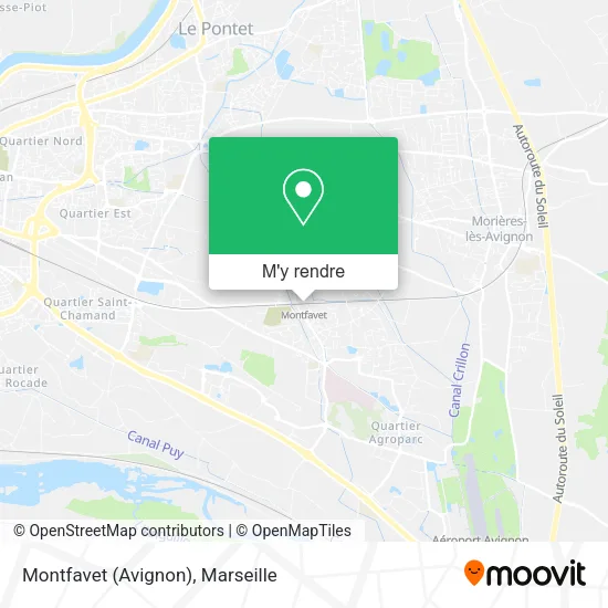 Montfavet (Avignon) plan