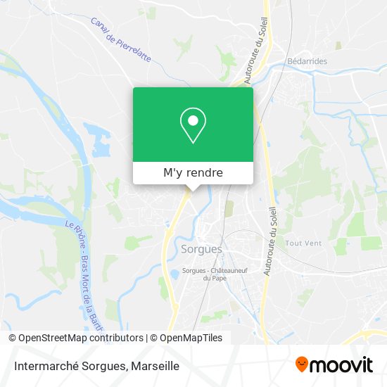 Intermarché Sorgues plan