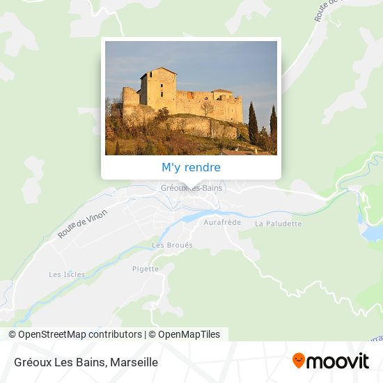 Gréoux Les Bains plan