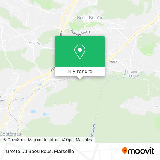 Grotte Du Baou Rous plan