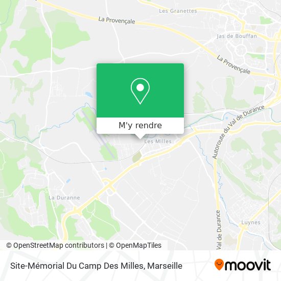 Site-Mémorial Du Camp Des Milles plan