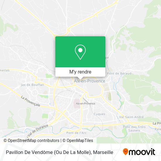 Pavillon De Vendôme (Ou De La Molle) plan