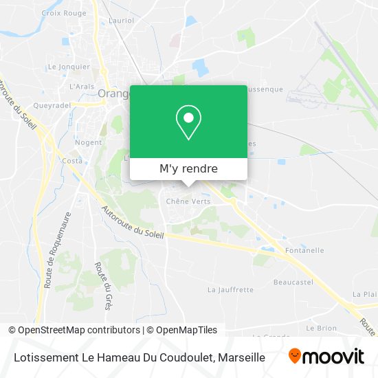 Lotissement Le Hameau Du Coudoulet plan