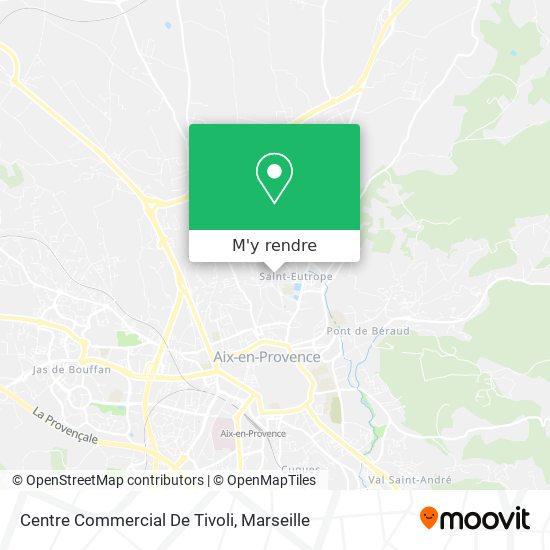 Centre Commercial De Tivoli plan
