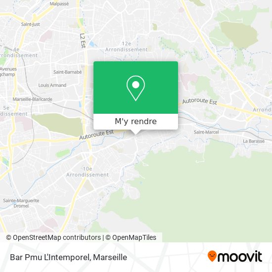 Bar Pmu L'Intemporel plan