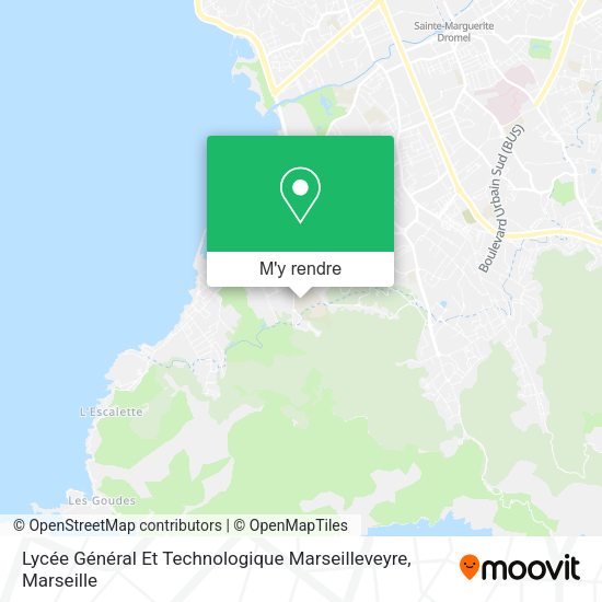 Lycée Général Et Technologique Marseilleveyre plan