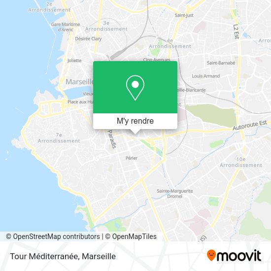 Tour Méditerranée plan