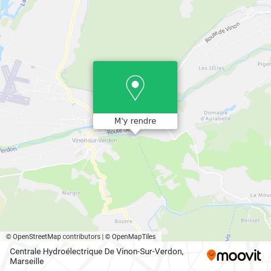 Centrale Hydroélectrique De Vinon-Sur-Verdon plan