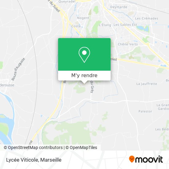 Lycée Viticole plan